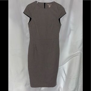H&M Grey Houndstooth Dress